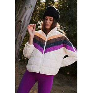 Free People X Hatch Women's Packable Puffer Jaclet In Cream Size Medium NWT